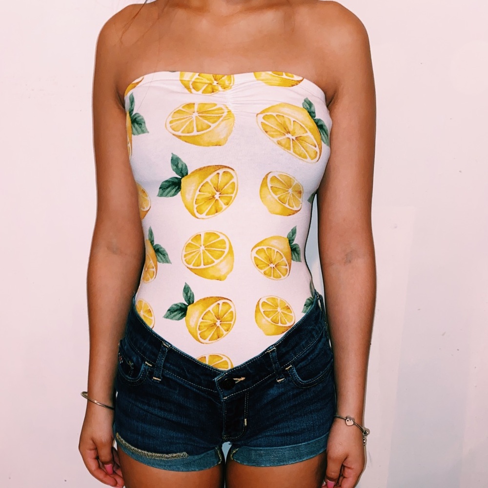 Strapless bodysuit